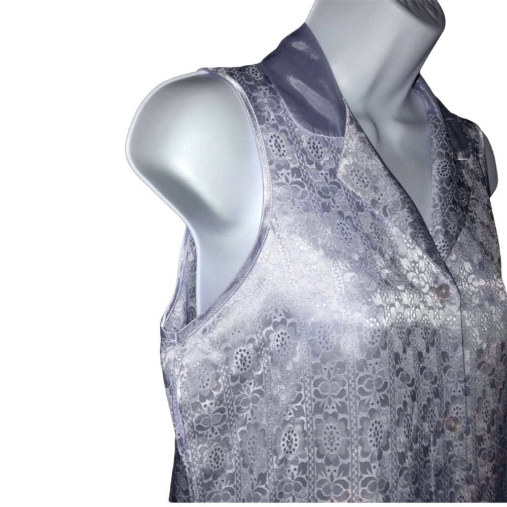 Halston Vintage Light Purple Nightgown Small - Picture 3 of 8